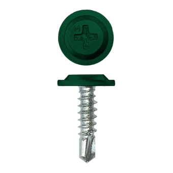 картинка Саморез ПШС Daxmer Pro 4,2х16 (1000 шт) шлиц PH2 RAL 6005 Центр Кровли