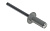 Заклёпка вытяжная Daxmer 4,8х12 RAL 9006 (500 шт) сталь/сталь Центр Кровли