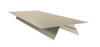 картинка Планка стыковочная составная верхняя 0,45 Print Elite Milky Wood TwinColor (2м) Центр Кровли