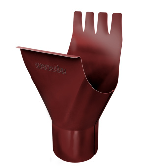 картинка Воронка 125/90мм RR 29 красный Центр Кровли