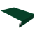Планка околооконная сложная Кликфальц Pro 0,5 Satin с пленкой RAL 6005 зеленый мох (3м) Центр Кровли