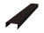 Крышка 30х20 жалюзи Texas 0,45 Drap-double TX RAL 9005 черный (3м) Центр Кровли