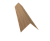 Угол внешний 110х110 0,45 Print Elite Honey Wood TwinColor (3м) Центр Кровли