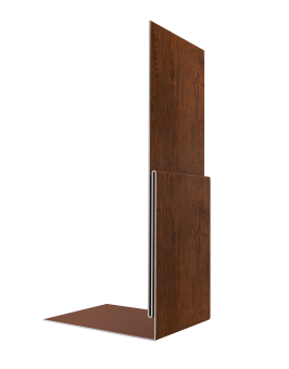 картинка Планка приемная оконная 0,4 Print Premium Golden Wood Fresh TwinColor (2м) Центр Кровли