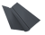 Планка ендовы верхней фигурной 150x150 0,45 Drap-double TX RAL 7024 мокрый асфальт (3м) Центр Кровли