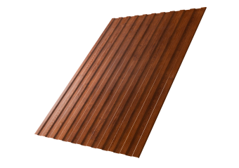 картинка Профнастил С8A v01 0,45 Print Premium с пленкой Golden Wood Fresh TwinColor Центр Кровли
