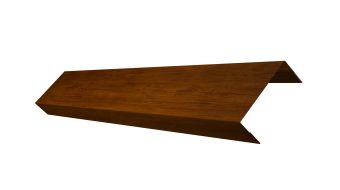 картинка Ламель обратная 50 забора жалюзи Texas 0,45 Print-double Premium с пленкой Golden Wood Intense F Центр Кровли