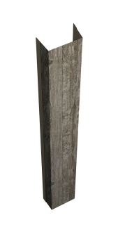 картинка Крепежная планка нижняя Texas 0,45 Print Elite Nordic Wood TwinColor (2м) Центр Кровли