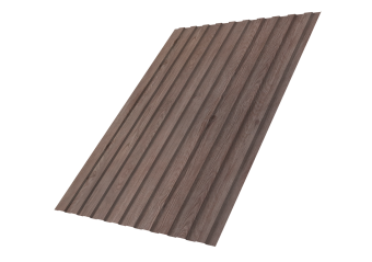 картинка Профнастил С8B v01 Grand Line 0,45 Print Elite White Wood TwinColor Центр Кровли