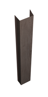 картинка Крепежная планка нижняя Texas 0,45 Print Elite White Wood TwinColor (2м) Центр Кровли