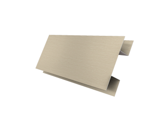картинка Планка H-образная Экобрус 0,45 Print Elite с пленкой Milky Wood TwinColor (3м) Центр Кровли
