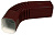 Колено прямоугольное Vortex Matt RAL 8017 Центр Кровли