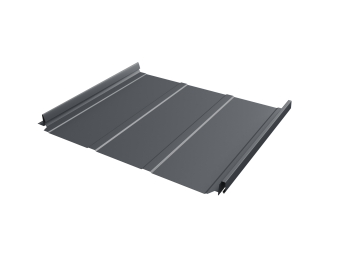 картинка Кликфальц Pro Line Grand Line 0,5 Velur X с пленкой на замках RAL 7024 мокрый асфальт Центр Кровли