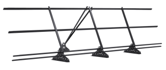 картинка Ограждение кровельное со снегозадержателем на фальц Grand Line 0,9х3м RAL 7004 Центр Кровли