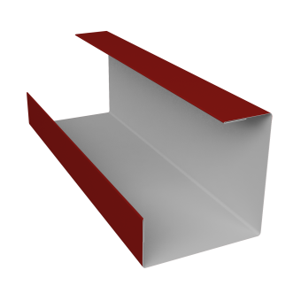 фото Планка угла внутреннего составная нижняя 0,45 PE с пленкой RAL 3011 коричнево-красный (3м) Центр Кровли картинка Планка угла внутреннего составная нижняя 0,45 PE с пленкой RAL 3011 коричнево-красный (3м) Центр Кровли