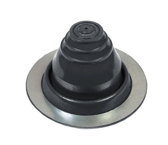 фото Проходной элемент MF прямой №1 (6-50мм) +185 EPDM темно-серый Центр Кровли картинка Проходной элемент MF прямой №1 (6-50мм) +185 EPDM темно-серый Центр Кровли