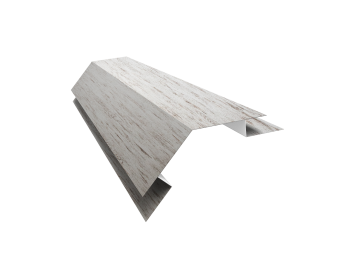 картинка Угол внешний сложный 75х75 135 градусов 0,45 Print Elite Snow Wood TwinColor (3м) Центр Кровли