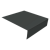 Планка околооконная простая 200х50 0,5 Satin Matt RAL 7016 антрацитово-серый (3м) Центр Кровли