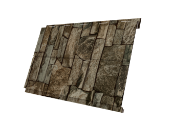 картинка Вертикаль 0,2 line 0,45 Print Elite с пленкой Fine Stone TwinColor Центр Кровли