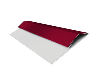 картинка Планка стартово-финишная Экобрус Grand Line 0,45 PE с пленкой RAL 3003 рубиново-красный (3м) Центр Кровли