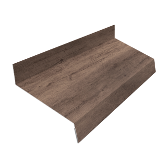 картинка Отлив простой 50 0,45 Print Premium Almond Wood Fresh (3м) Центр Кровли