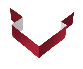 картинка Угол внешний асимметричный фибросайдинга 0,45 PE с пленкой RAL 3003 рубиново-красный (3м) Центр Кровли