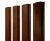 Штакетник Прямоугольный с прямым резом 0,4 Print Premium Golden Wood Intense FTC Центр Кровли