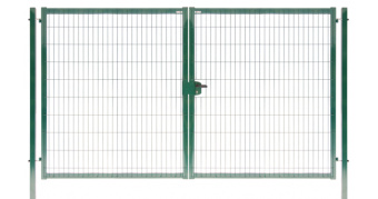 картинка Ворота Medium New Lock 1,53х3,5 RAL 6005 Центр Кровли