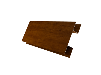 картинка Планка H-образная Экобрус 0,45 Print Premium Golden Wood Intense FTC (3м) Центр Кровли
