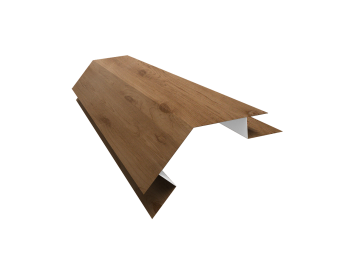 картинка Планка угла внешнего сложного 135 градусов БХ new 0,45 Print Premium Pine Wood Fresh (3м) Центр Кровли