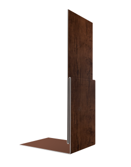 картинка Планка приемная оконная 0,4 Print Premium Cherry Wood Fresh TwinColor (2м) Центр Кровли