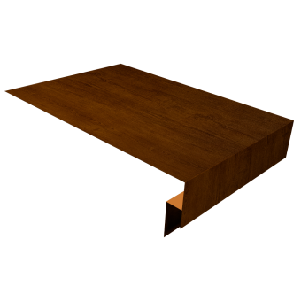 картинка Планка околооконная сложная 250х50х18 (j-фаска) 0,4 Print Premium Golden Wood Intense FTC (3м) Центр Кровли