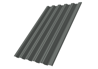 фото Профнастил НС35R 0,45 PE RAL 7005 мышино-серый Центр Кровли картинка Профнастил НС35R 0,45 PE RAL 7005 мышино-серый Центр Кровли