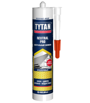 картинка Герметик Tytan Professional Neutral PRO силиконовый нейтральный 280мл прозрачный Центр Кровли