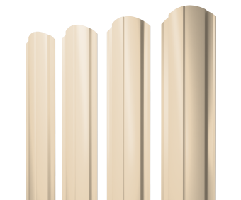 фото Штакетник Полукруглый Slim фигурный 0,45 PE RAL 1015 светлая слоновая кость Центр Кровли картинка Штакетник Полукруглый Slim фигурный 0,45 PE RAL 1015 светлая слоновая кость Центр Кровли