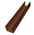 Стойка жалюзи Milan Slim 0,45 Print Premium Cherry Wood Dark FTC (3м) Центр Кровли