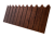 Профнастил С8A v01 фигурный 0,4 Print Premium с пленкой Cherry Wood Fresh TwinColor Центр Кровли