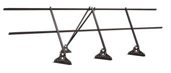 картинка Ограждение кровельное на фальц Grand Line 0,9х3 RAL 9005 Центр Кровли