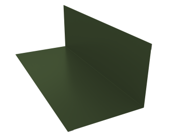 фото Планка примыкания 130х160мм 0,5 Satin Matt TX RAL 6020 хромовая зелень (3м) Центр Кровли картинка Планка примыкания 130х160мм 0,5 Satin Matt TX RAL 6020 хромовая зелень (3м) Центр Кровли