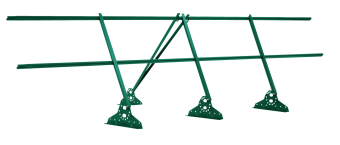 картинка Ограждение кровельное на фальц Grand Line 0,9х3 RAL 6005 Центр Кровли