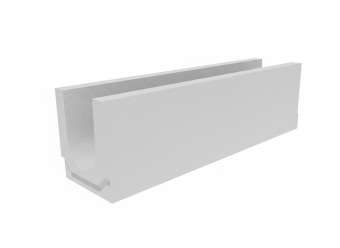 картинка Лоток водоотводный бетонный коробчатый Gidrolica (СО-150мм)КU 100.24,8 (15).29(22,5)-BGU, №10-0 Центр Кровли