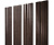 Штакетник Twin с прямым резом 0,45 Print-Double Elite Antique Wood Центр Кровли