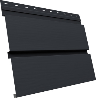 картинка Квадро Брус 3D в02 Grand Line 0,5 Сатин с пленкой RAL 7024 мокрый асфальт Центр Кровли