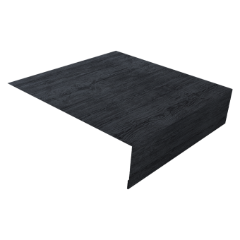 картинка Планка околооконная простая 200х50 0,45 Print Premium Grey Wood TwinColor (2м) Центр Кровли