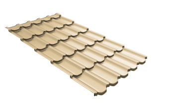 фото Профиль волновой "Квинта плюс3D" ("Kvinta plus3D") 0,45 PE RAL 1014 слоновая кость Центр Кровли картинка Профиль волновой "Квинта плюс3D" ("Kvinta plus3D") 0,45 PE RAL 1014 слоновая кость Центр Кровли