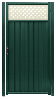 картинка Калитка Estet Plus 2,0х1 RAL 6005/1013 Центр Кровли