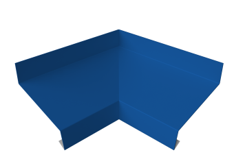 фото Угол отлива внутренний 70 0,4 PE с пленкой RAL 5005 сигнальный синий Центр Кровли картинка Угол отлива внутренний 70 0,4 PE с пленкой RAL 5005 сигнальный синий Центр Кровли