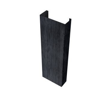 картинка Полустолб для С21 0,45 Print Premium с пленкой Grey Wood TwinColor (L3,0) Центр Кровли