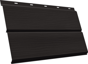 картинка ЭкоБрус новый 3D Grand Line 0,5 GreenCoat Pural БТ матовый с пленкой RR 32 темно-коричневый (RAL 8019 серо-коричневый) Центр Кровли