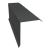 Планка торцевая 150х100 0,5 GreenCoat Pural BT, matt RR2H3 (RAL 7016 антрацитово-серый) (3м) Центр Кровли